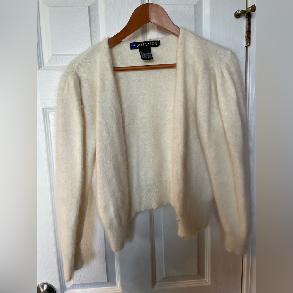 Girls size medium cashmere caridgan.